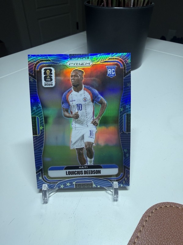 Louicius Deedson 2026 Panini Prizm FIFA World Cup Old Glory 51/94 Rookie Haiti
