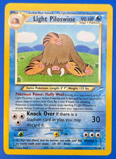 Light Piloswine 26/105 Neo Destiny Regular Vintage Pokemon Card Near Mint