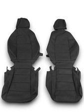 Sitzbezüge Vordersitze Bezüge für Audi TT 8N Roadster Coupe 1998 - 2006 schwarz
