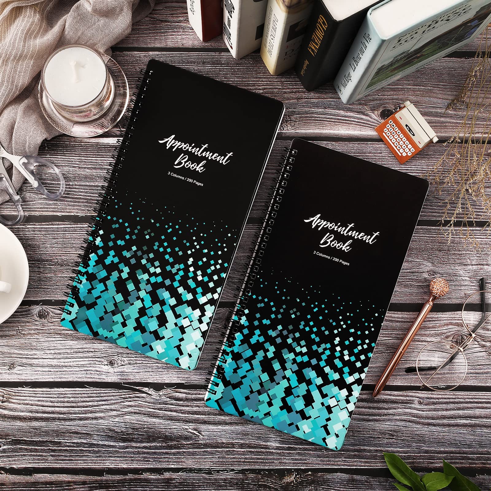 Appointment Book – Undated Salon Appointment Book, Daily＆Hourly Schedule Book...