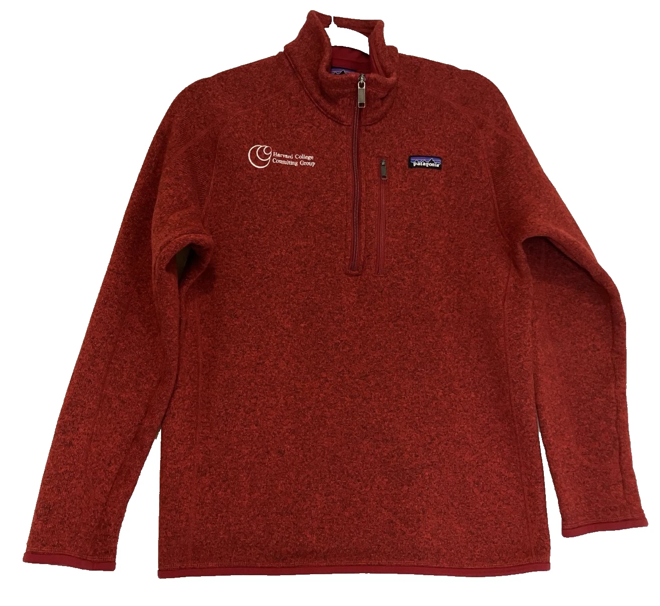Patagonia Better Sweater Mens 1/4 Zip Fleece Jacket Embroidered Medium Logo *