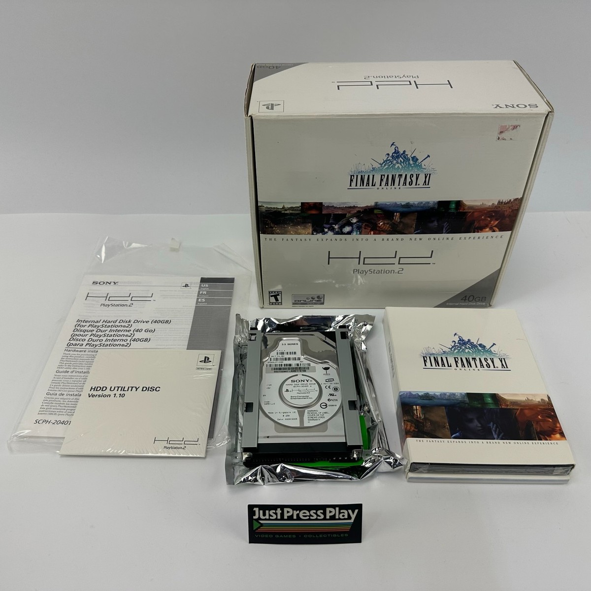 Final Fantasy XI Online 40GB HDD Hard Disc Drive Bundle for