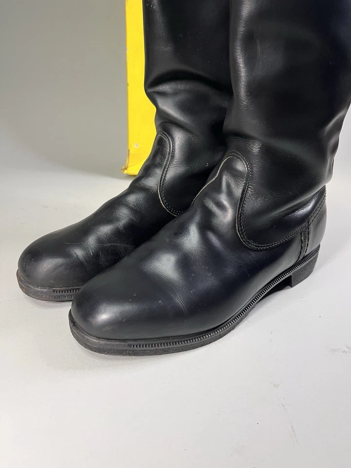 Vintage East German Germany Military Army Officer's Jack Boots 28 1/2 cm, US 10 - Image 4 of 4