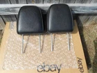 11-15 LINCOLN MKX FRONT SEAT HEAD REST HEADREST SET LEATHER BLACK OEM