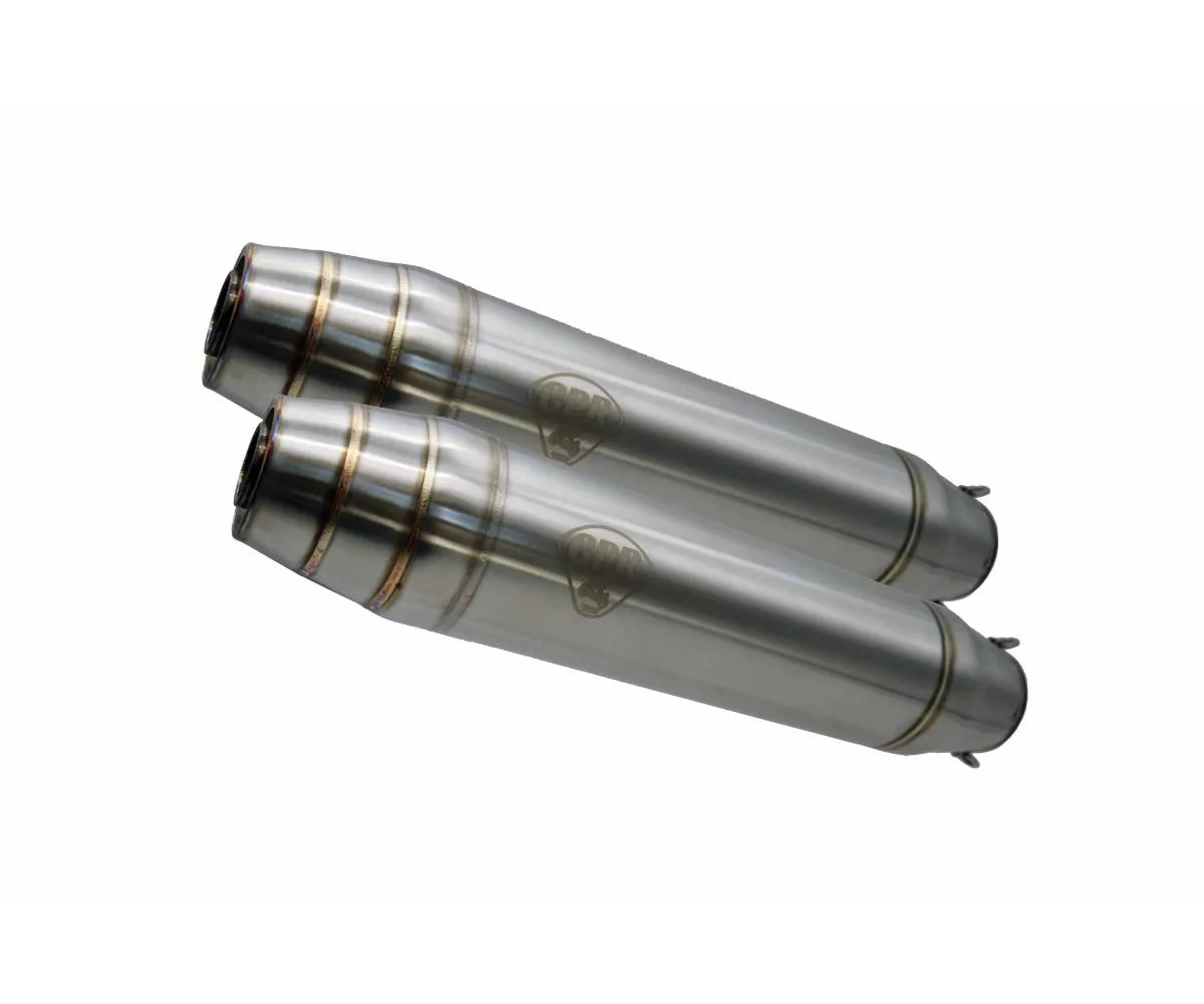 Exhaust Muffler GPR Deeptone Inox Cafè Approved Honda Cb 500 Four K 1970 1990
