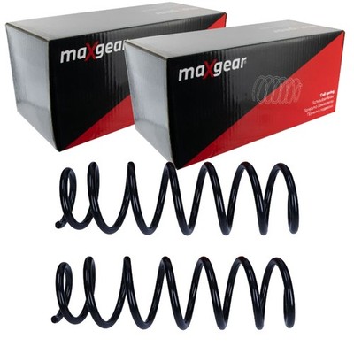2X MAXGEAR FAHRWERKSFEDERN VORNE PASSEND FÜR BMW 5 LINKS+RECHTS