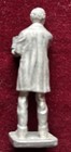 Vintage Metal Figurine  – Victorian Gentleman Unpainted 2.3” used, hat in hand — photo 5