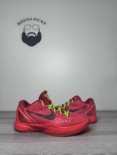 Size 6.5 - Nike Kobe 6 Protro Reverse Grinch Sneakers FV4921-600 Preowned