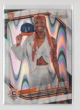 2025 WNBA Prizm Saniya Rivers White Seismic Variation #150 RC Connecticut Sun