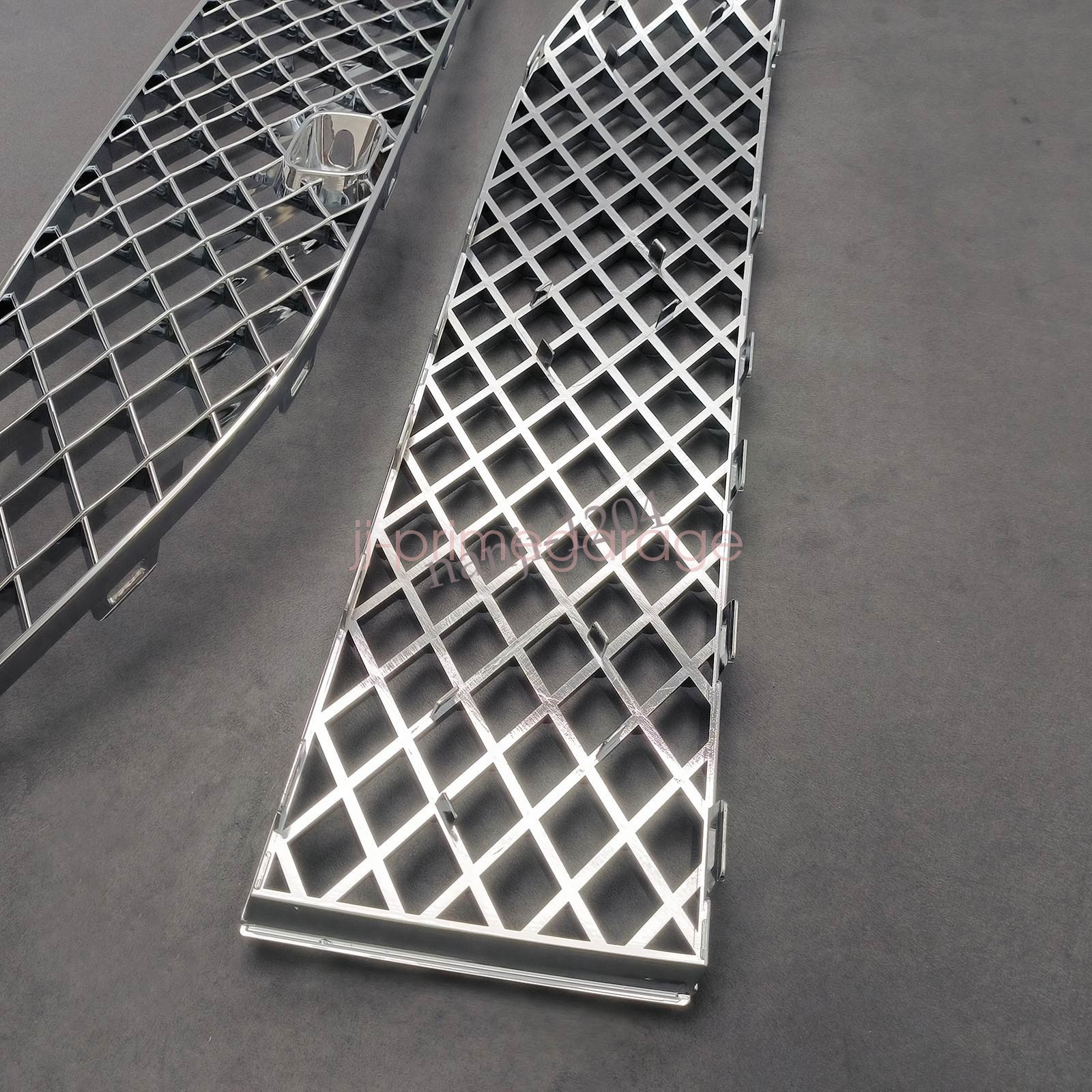 Bentley Continental GT 2019-2024 Front Left Lower Outer Bumper grilles Set Chrome