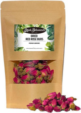 Dried Red Rose Buds | 100+ Rose Buds | 100% Natural & Edible | Non GMO | Dry Ros
