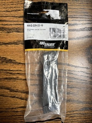 SIG SAUER P228/229 .22LR CONVERSION MAGAZINE 10 ROUND OEM NEW MAG-229-22-10