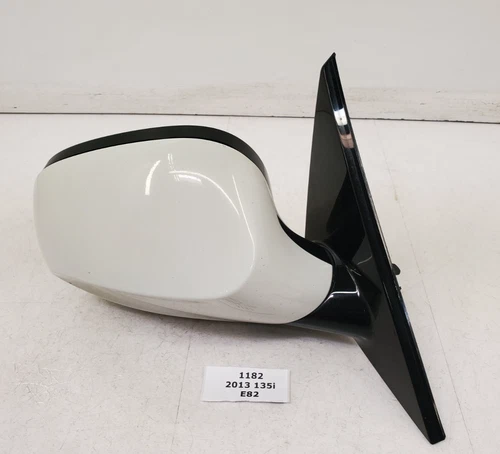 ✅ 10-13 OEM BMW E88 E82 Right Passenger Side Heated Mirror Assembly White 300