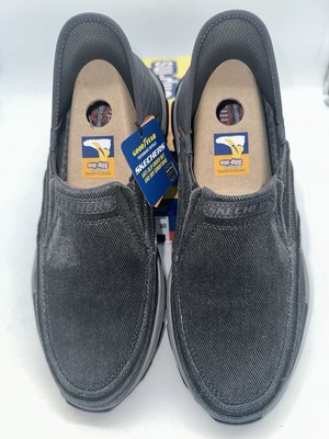 Skechers Respected Holmgren Charcoal Mens Athletic Goodyear  display picture 1
