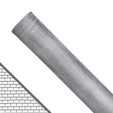 Saint-Gobain ADFORS 48 in. W X 100 ft. L Silver Aluminum Insect Screen Cloth
