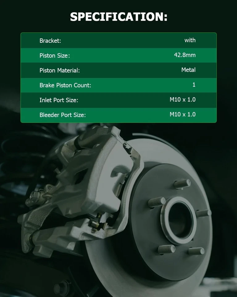 左后驱动侧制动卡钳带支架适用于福特 Explorer Flex Taurus MKT — 第 3/4 张图片