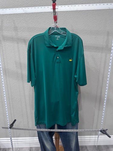 Masters Agusta Green Poly Golf POLO SHIRT XL