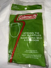 4 PACK COLEMAN STRING TIE 21 SOCK STYLE MANTLES NEW IN SEALED PACKAGE 21A104
