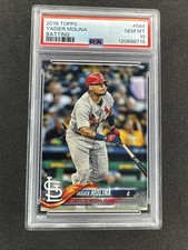Yadier Molina 2018 Topps #544 St. Louis Cardinals PSA 10
