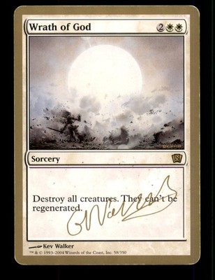 Wrath of God LP Light Play Eighth Edition MTG [12211]