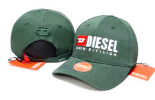 Only The Brave Denim Division Wintergreen Baseball cap w/White 3D embroidery