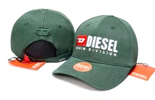 Only The Brave Denim Division Wintergreen Baseball cap w/White 3D embroidery