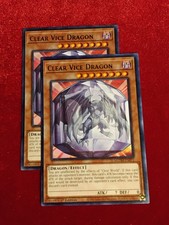 x2 Clear Vice Dragon - MZTM-EN071 - Rare - 1st Edition Yu-Gi-Oh! - Unplayed Mnt+