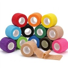 12 Pack Self Adhesive Bandage Wrap,Vet Wraps,2" X 5 Yards Elastic Cohesive Ba...