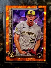 2025 Topps Series 1 Trevor Megill Orange Diamante SP /25