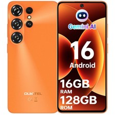 2026 OUKITEL C26 Android 16 Smartphone Ohne Vertrag Handy 16GB+128GB 6,63 Zoll