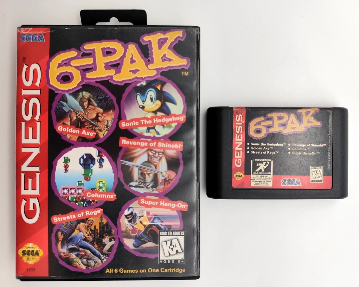 Preços baixos em 6-Pak Sega Genesis NTSC-U/C (US/CA) Video Games