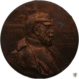 DEUTSCHES REICH Medaille 1897 Kaiser Wilhelm I. zum 100. Geburtstag | Henkelspur