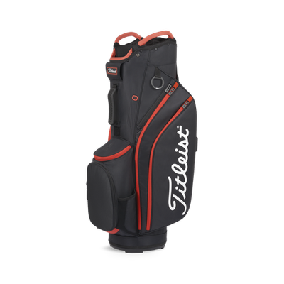 Titleist Cart 14 Golf Bag - Black/Black/Red (TB22CT6-006) for sale