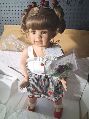 Monika Levenig  Cherry Kisses''  Collector Doll The Danbury  Mint