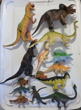 Vintage Chinasaurs Lot Imperial Larami Dungeons and Dragons Dinosaurs Figures