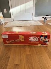 Vintage Disney Store Mickey Mouse Tabletop Bowling Game Open Box