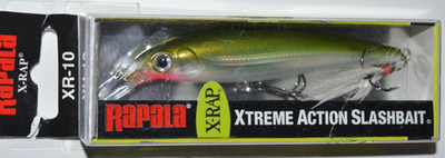 rapala x-rap xrap xr-10 xr10 og olive green suspending jerkbait 4'' 7/16oz