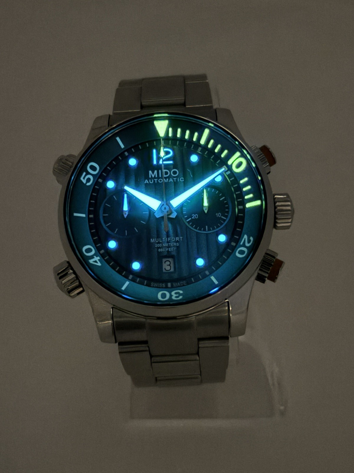 Mido Multifort Automatic Chronograph Diver Watch … - image 2