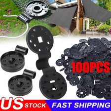 100 PCS Upgrade Shade Cloth Heavy Duty Lock Grip - Shade Cloth Plastic Clips