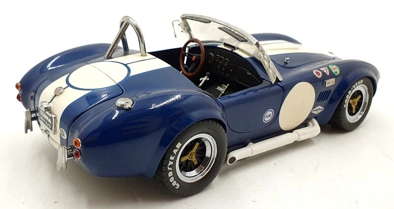 Kyosho 1/18 Scale Diecast DC9525C - Shelby Cobra 427 S/C - Blue/White - Image 2 of 4