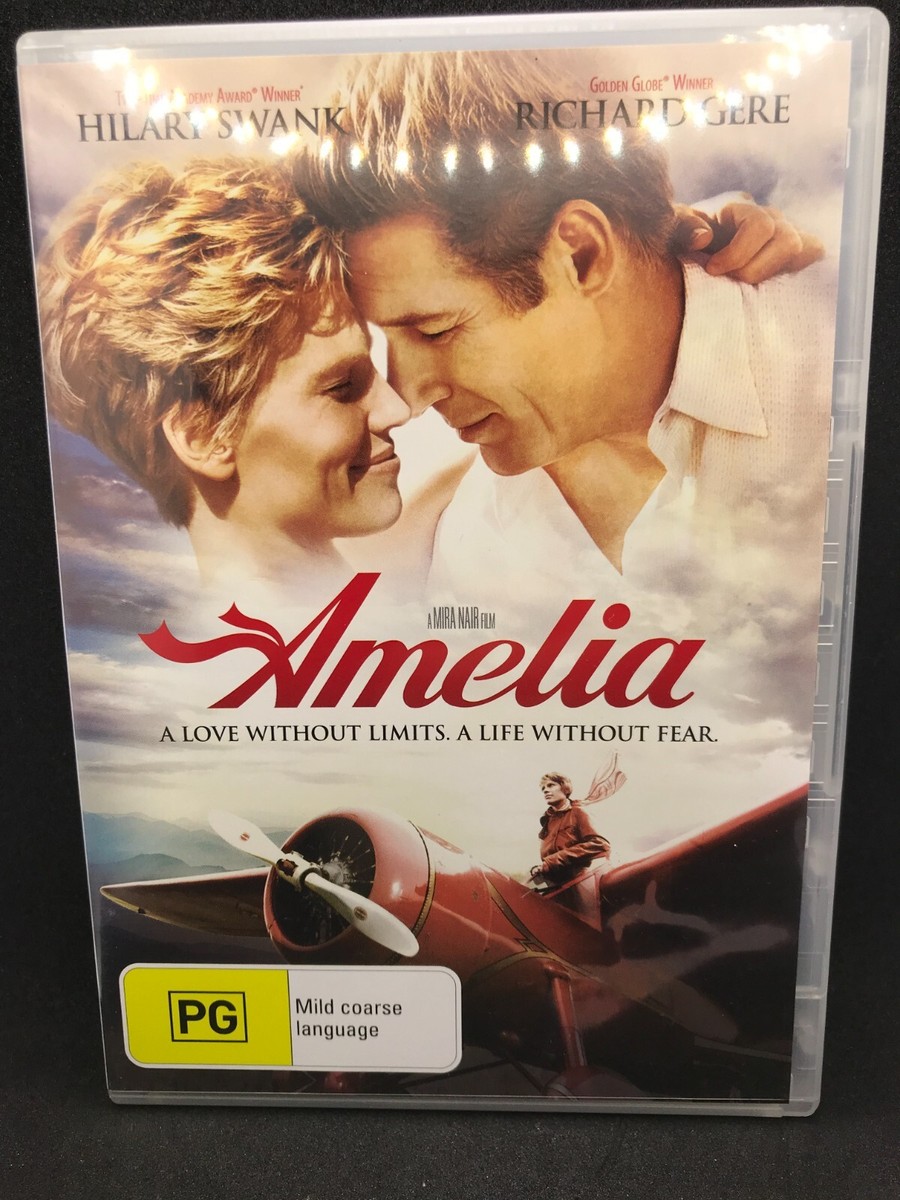 Amelia DVD Movie Richard Gere Hilary Swank Region FREE POSTAGE
