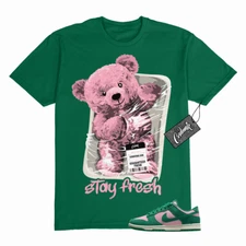 Dunk Low Pink Malachite Medium Soft Green Sail T Shirt to Match STAY