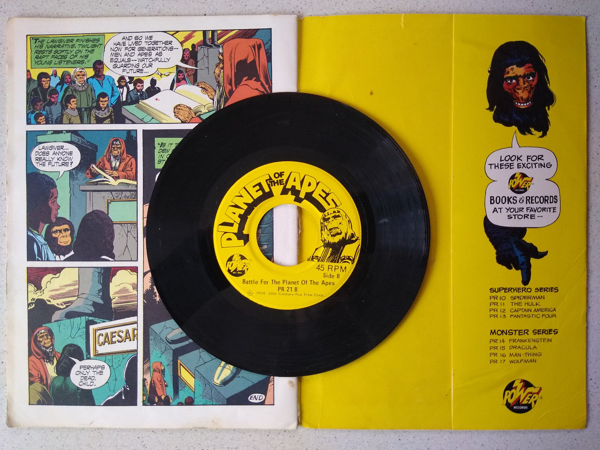 その他 Beneath the Planet of the Apes Book and Record (45 RPM) Set Beneath the Planet of the Apes Book and Record (45 RPM) Set