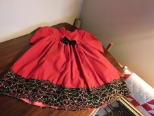 JoLene Velvet Toddler Dress Vintage USA Holiday 4T