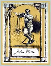 10911.Decor Poster.Room wall.Vintage Interior  design.John Keen bicycle champion