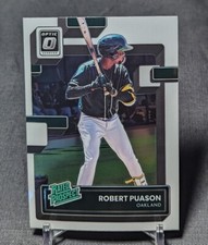 Robert Puason Rated Prospect 2022 Donruss Optic Card #RP-11 Oakland Athletics