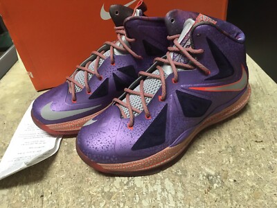 DS NIKE YOUTH LEBRON X 10 Gs Area 72 ALL STAR 2012 ED 543564 500 SZ 6.5 FADE