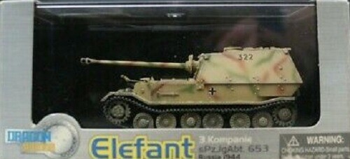 Dragon Sd. coche. 184 Elefant, 3. Tanque Kompanie 60023 retirado nuevo - Imagen 3 de 3