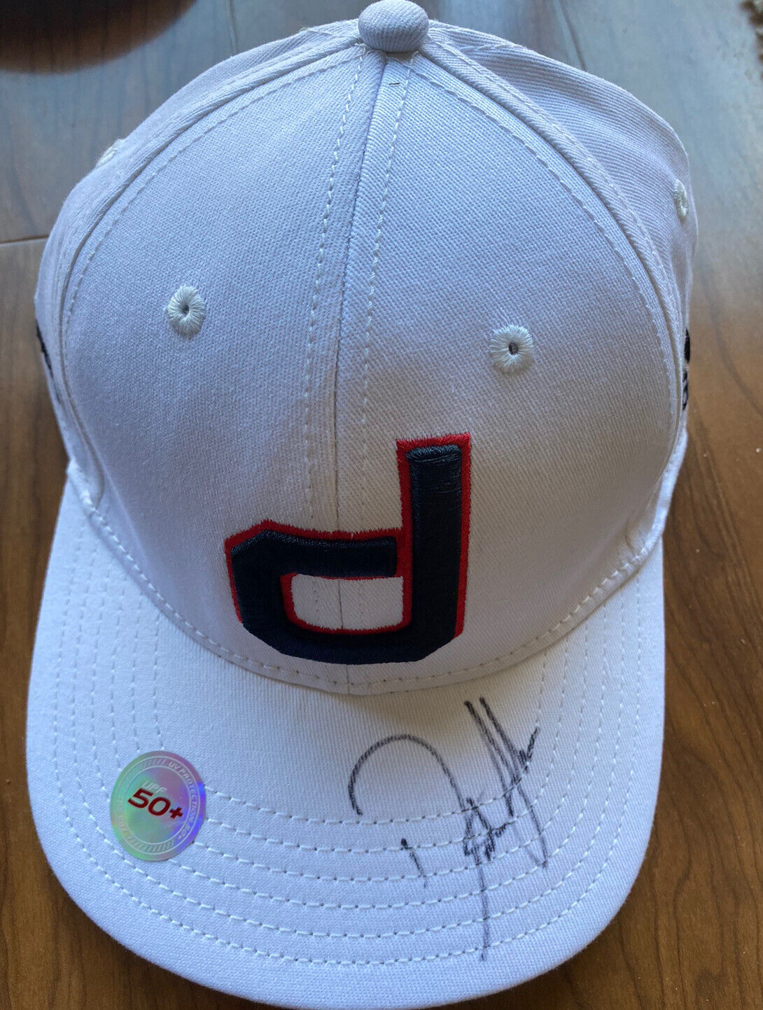 Dustin Johnson Signed Taylor Sale special price 5 ☆ very popular Made Hat proof Golf with