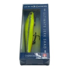 VMC Academy Sports H20 Xpress Fishing Lure Ultimate Jerk Shad Chartreuse 